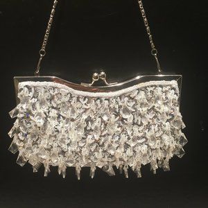 CRYSTAL BEADED EVENING BAG